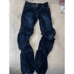 OTTOLINGER Navy Offset Jeans Size L